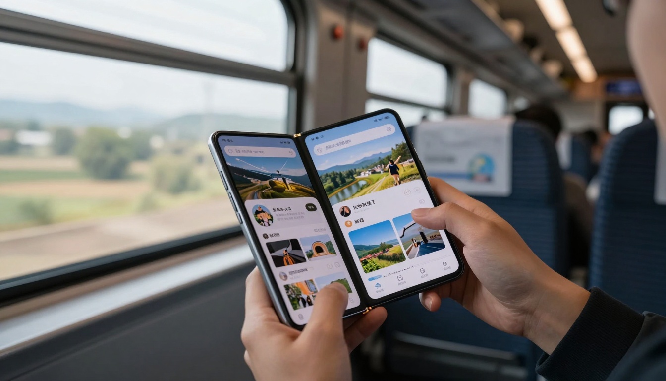 Flipbook on foldable device