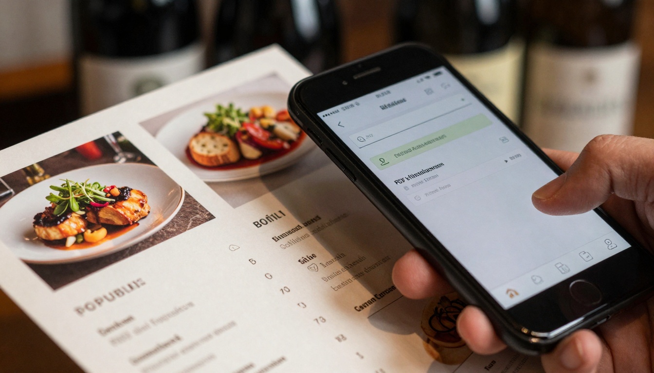 Restaurant Menu PDF Upload Process Restaurant Menu PDF Upload Process
