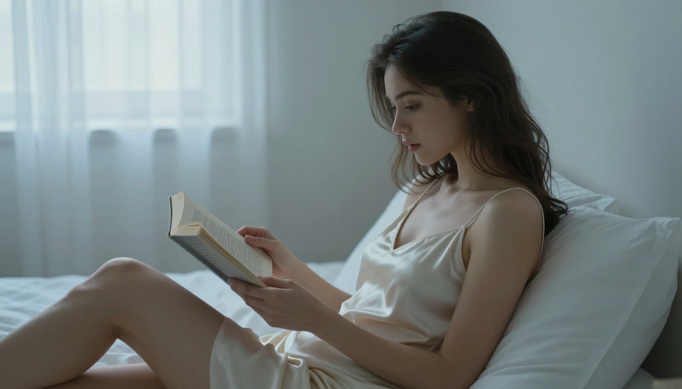 An intimate natural-light portrait of a woman reading — the kind of quiet, authentic photographic moment that FLUX.2 Pro renders with full texture and depth