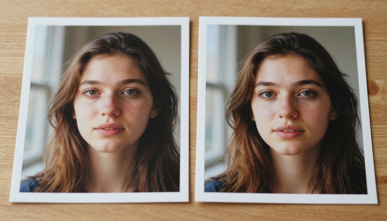 AI image comparison between Midjourney and Flux 1.1 in a creative studio setting