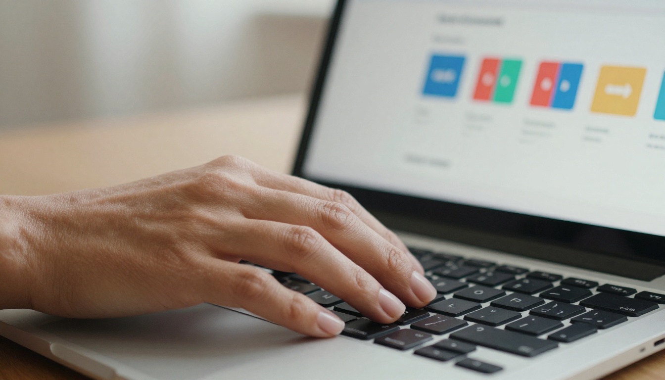 Simple drag and drop interface for flipbook creation on a laptop