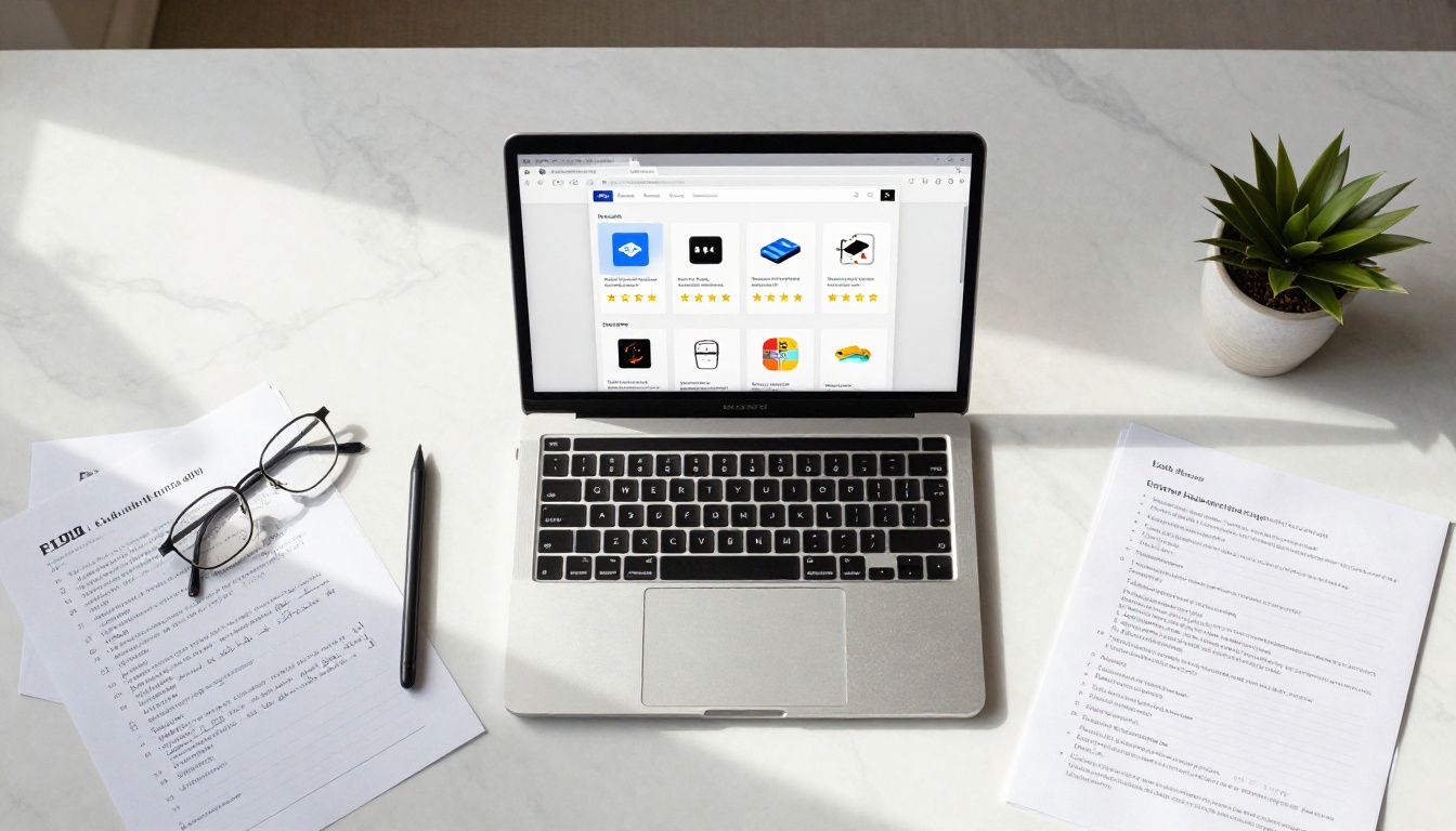 Comparing free flipbook tools on a laptop