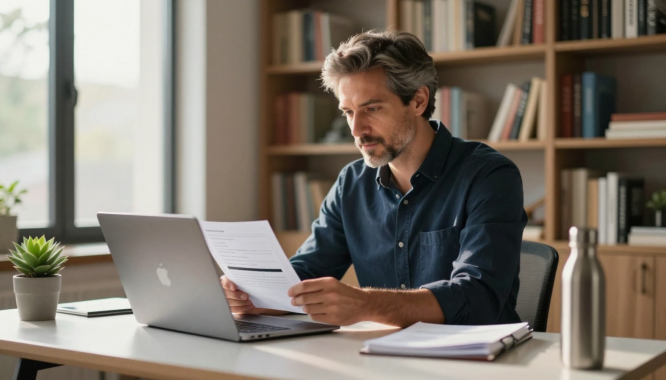 Business owner uploading PDF catalog to digital publishing platform