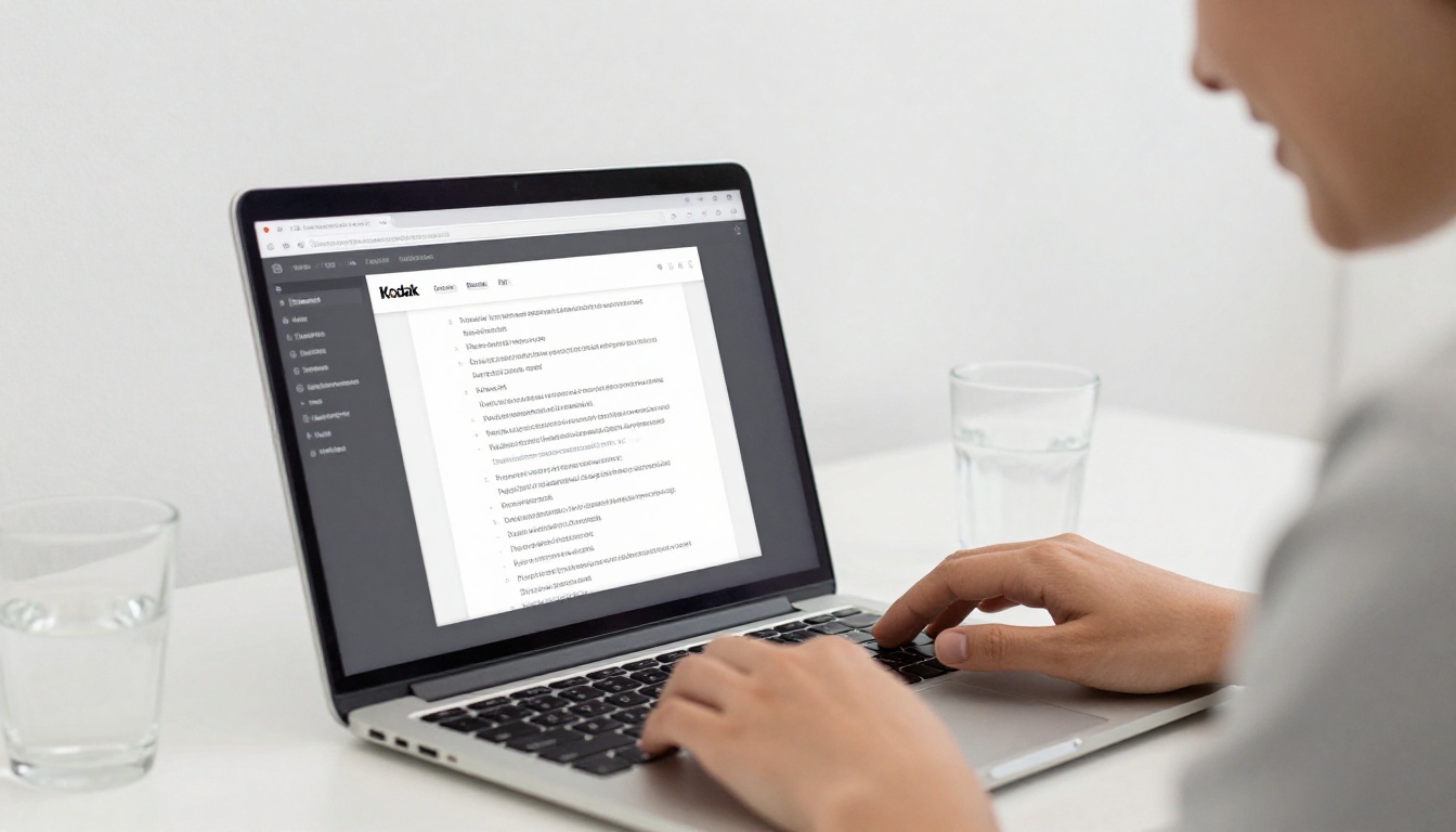 Creative professional uploading a PDF file via browser with no software installation