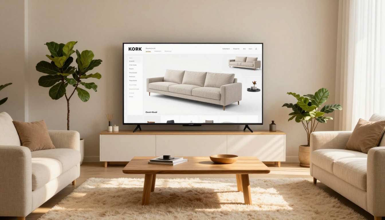 Living room furniture displayed beautifully in a digital catalog Living room furniture displayed beautifully in a digital catalog