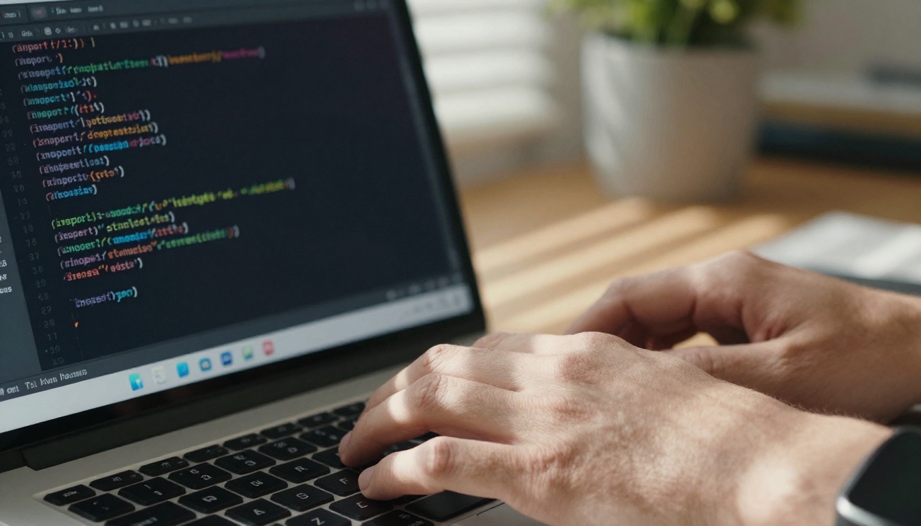 Python code editor on laptop screen showing Flux 2 inference script with syntax highlighting