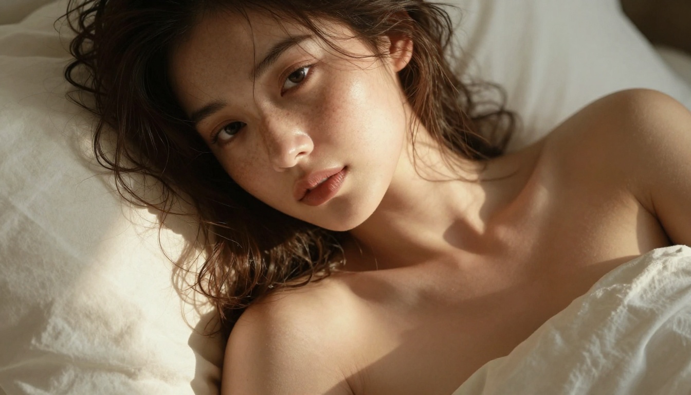 Intimate morning light portrait generated with Realistic Vision v5.1, no registration