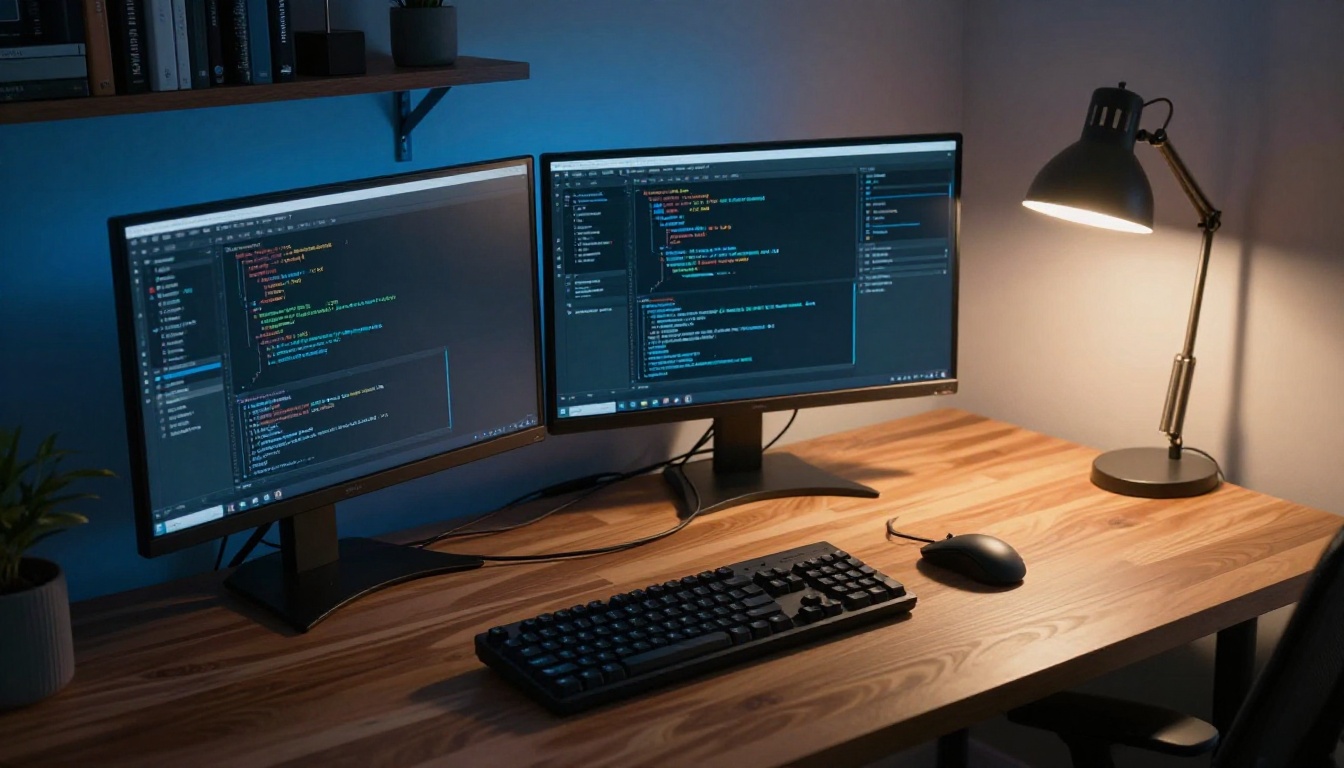 Home office PC setup for local AI generation