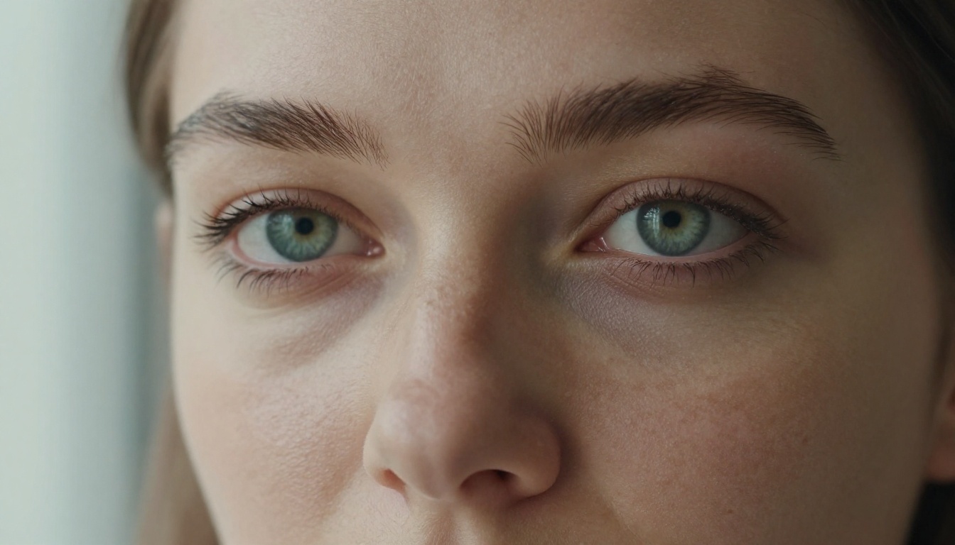 Ultra-detailed close-up portrait with natural window light