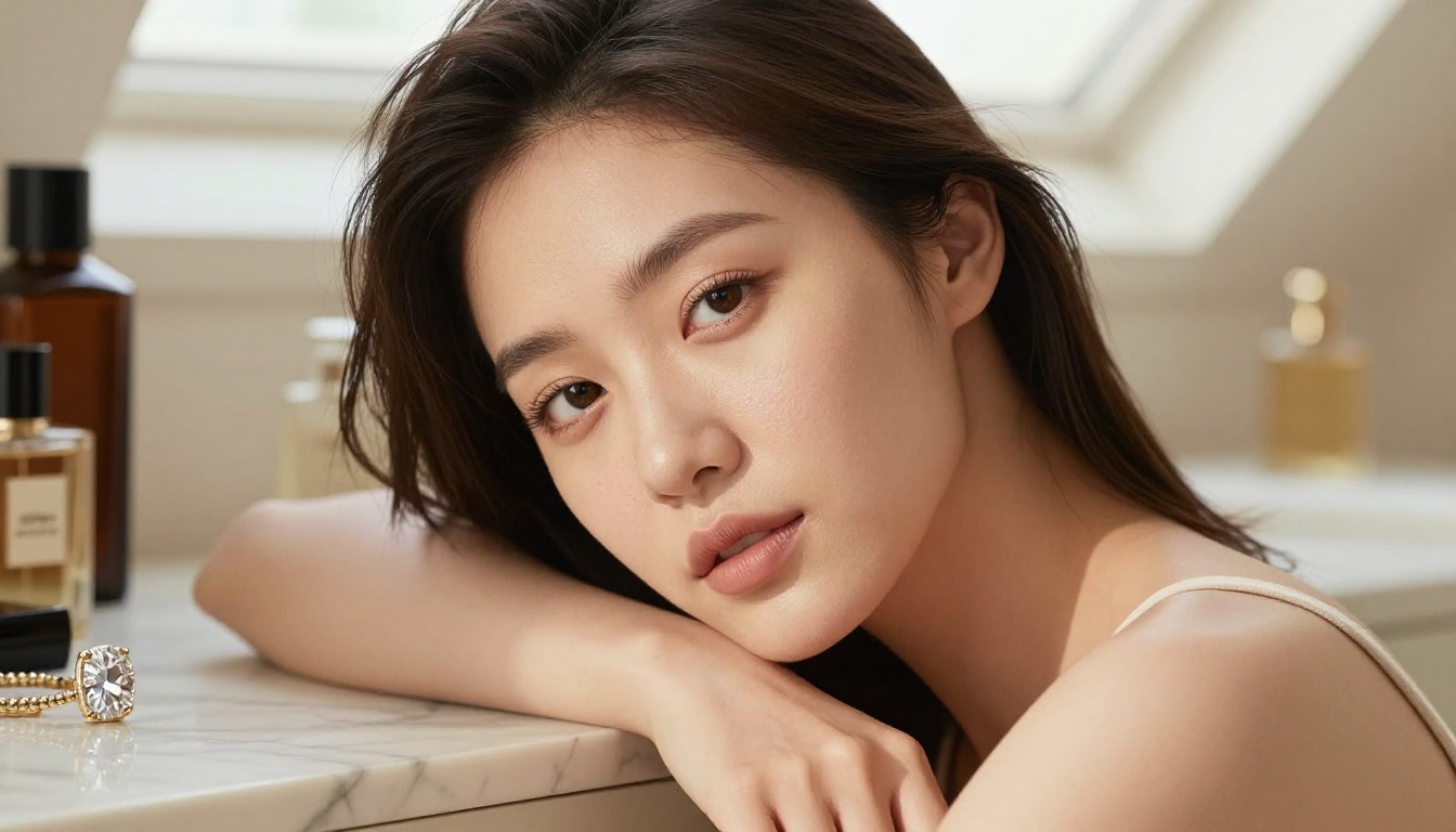 AI beauty portrait vanity natural light