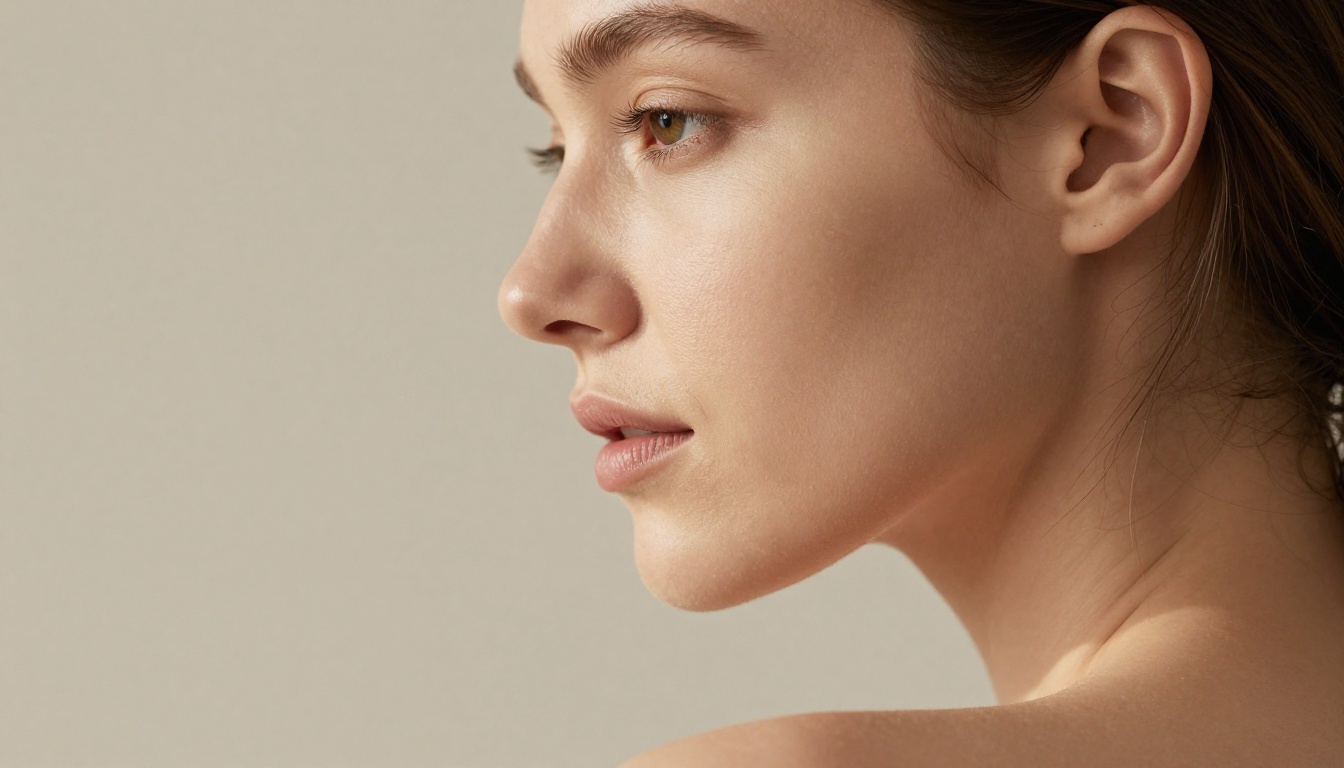 Rembrandt portrait side-profile natural skin