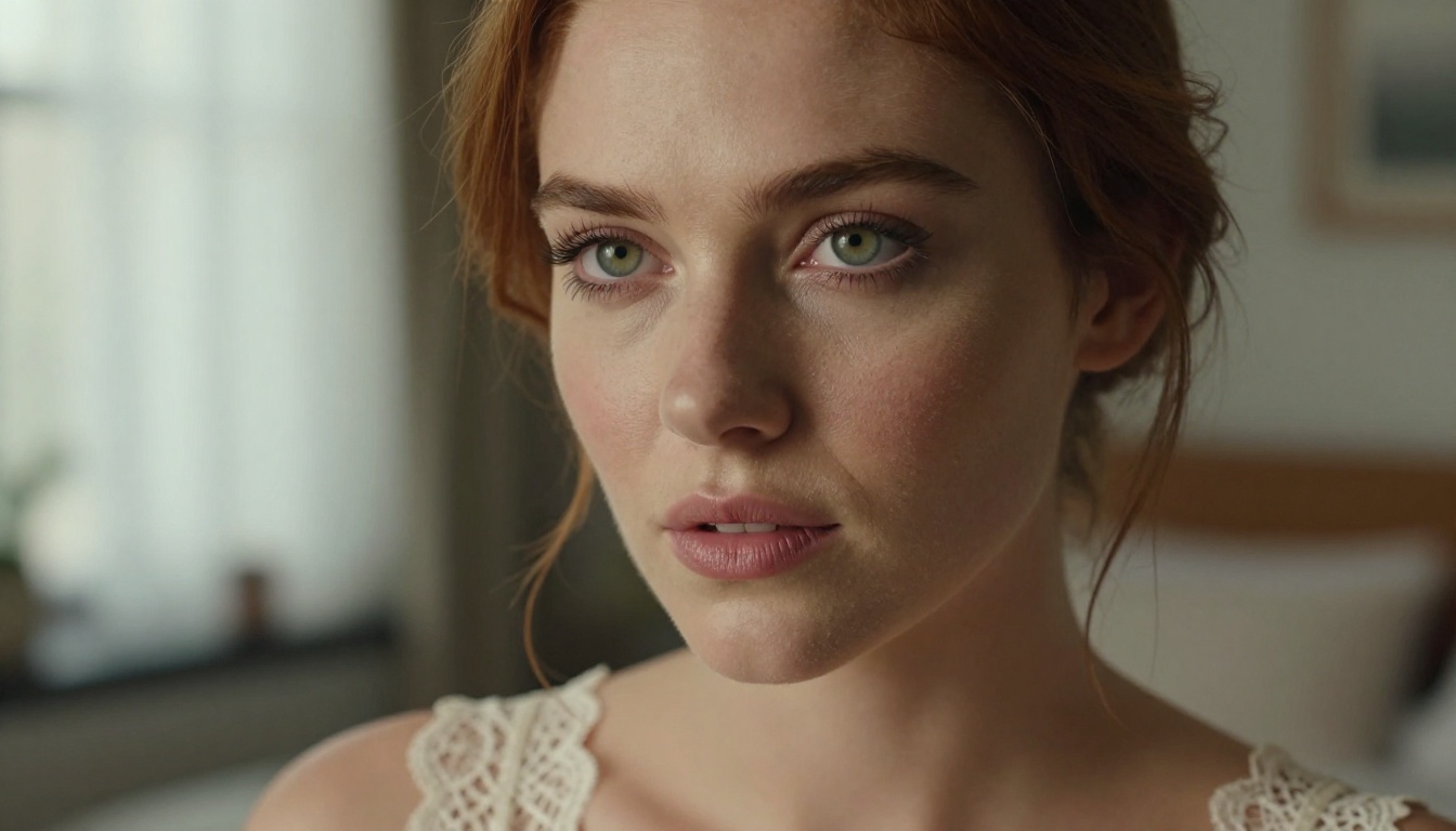 Close-up beauty portrait photorealistic AI generated