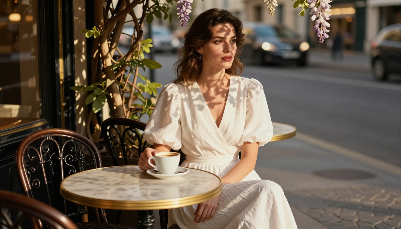 Artistic lifestyle portrait