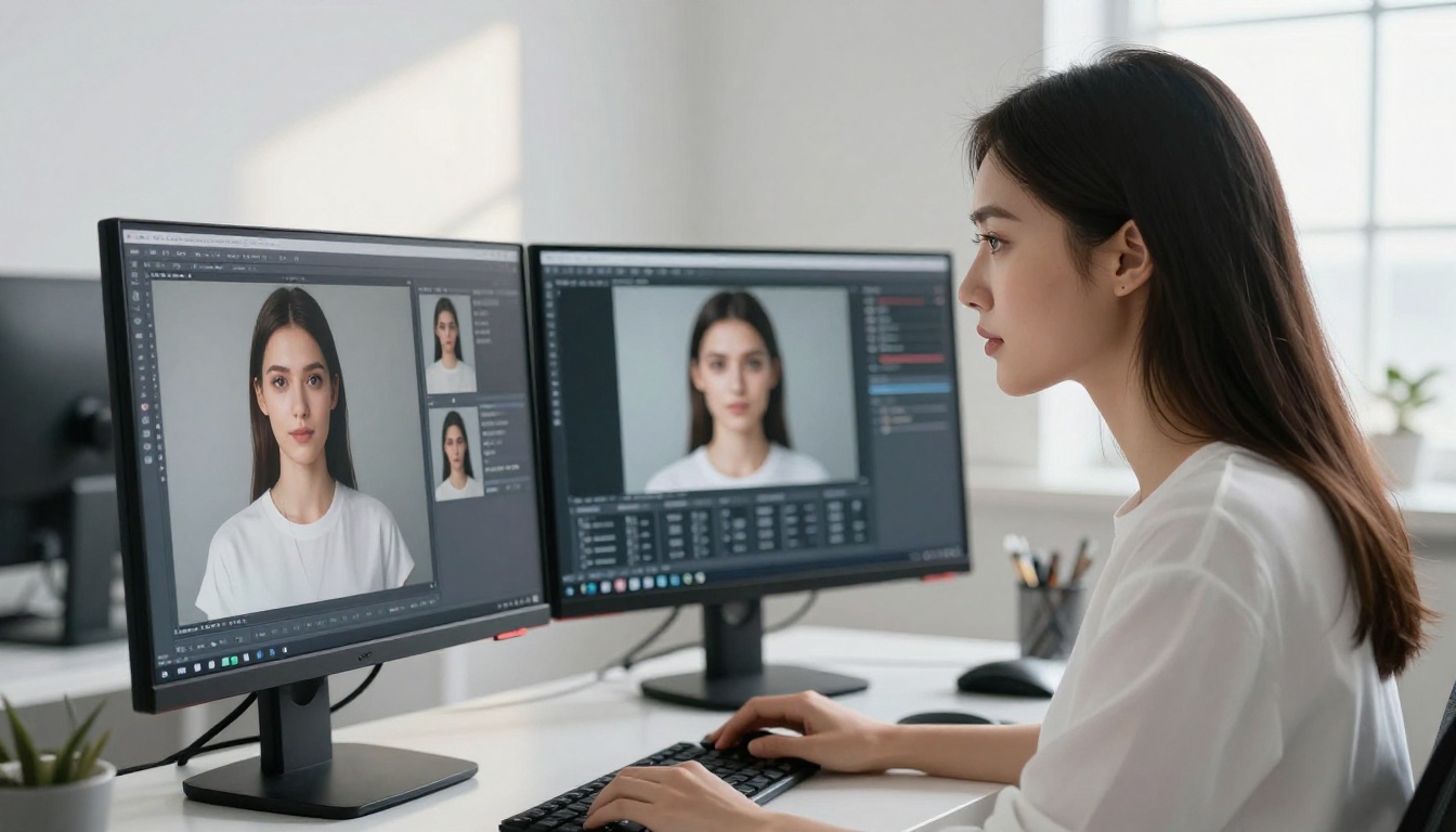 AI character workstation setup AI character workstation setup