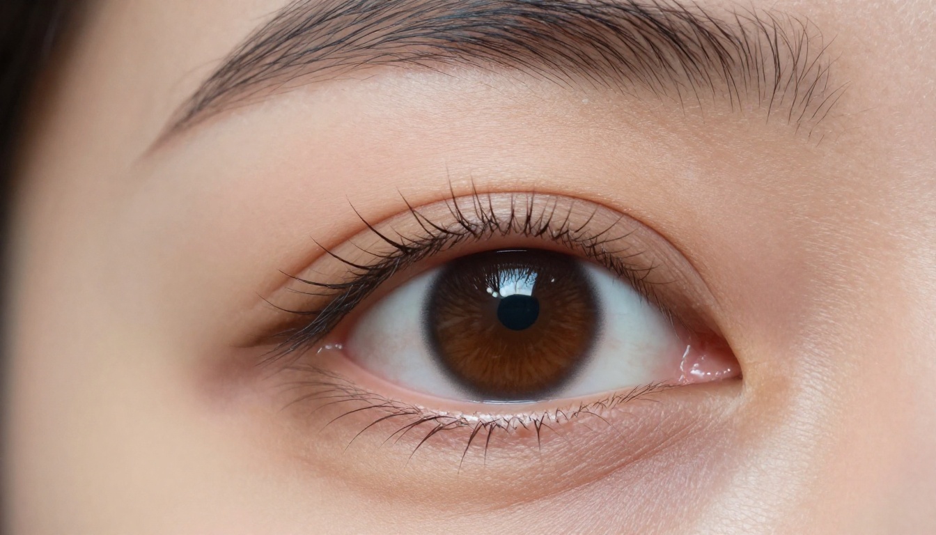 Extreme close-up detail showing AI photorealism in skin texture