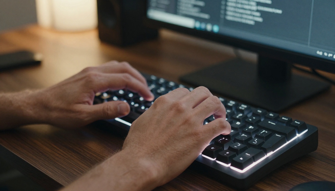 Terminal and keyboard for local AI installation
