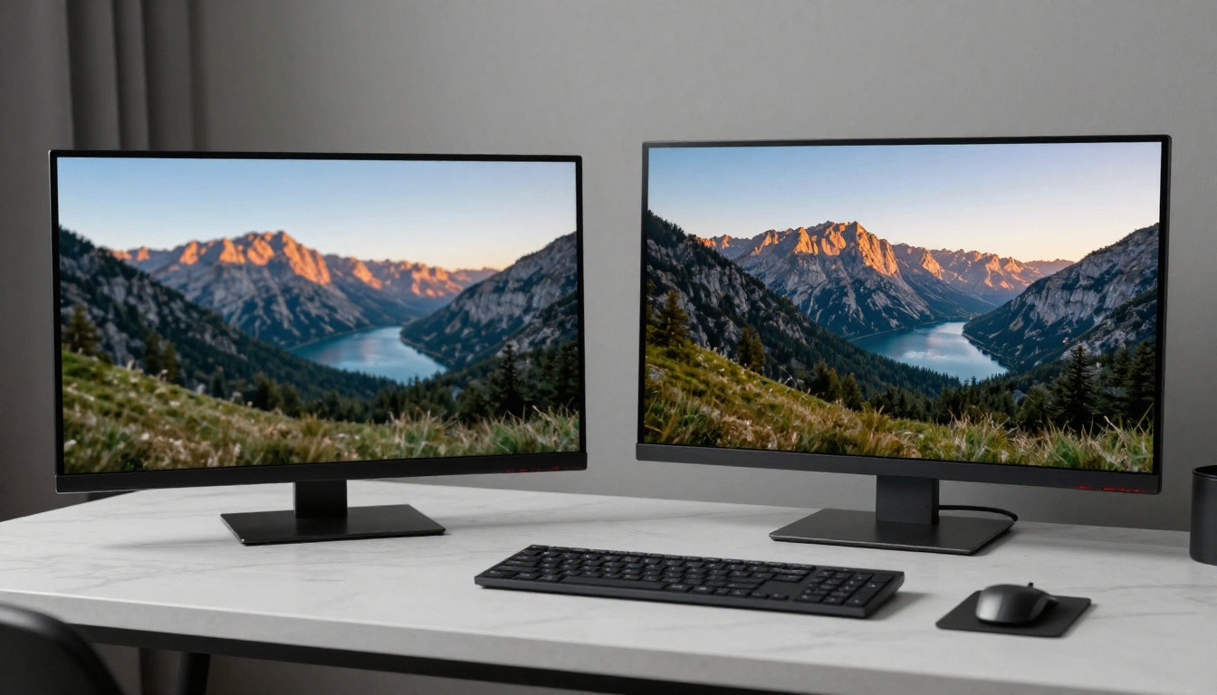 Split screen comparison showing low-resolution versus high-resolution AI video quality side by side