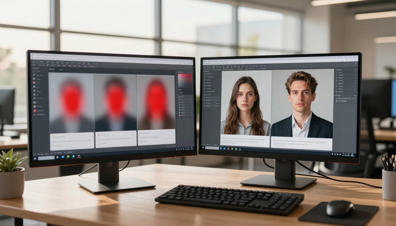 AI image comparison workspace AI image comparison workspace