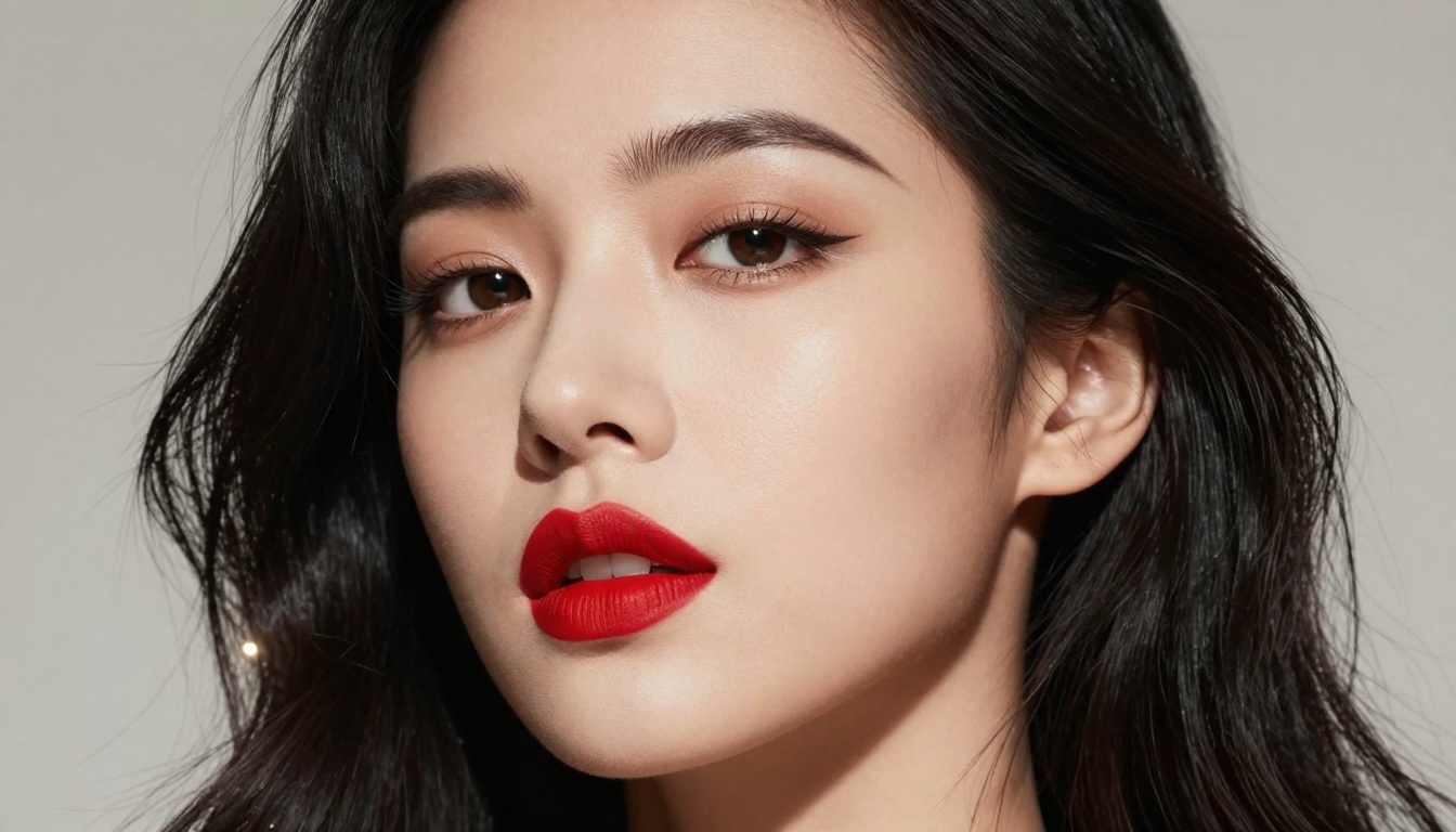 Glamorous close-up portrait Glamorous close-up portrait