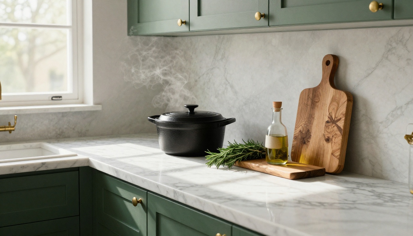 Premium kitchen interior styled for a home decor brand lookbook