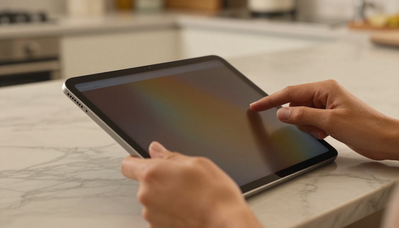 Interactive page-flip on tablet