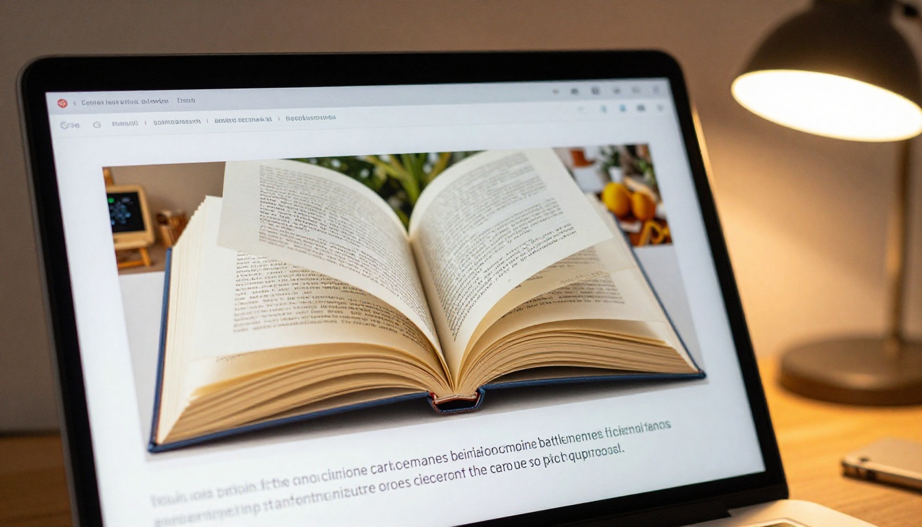 Close-up of a flipbook interface showing a two-page spread with a realistic page-curl animation