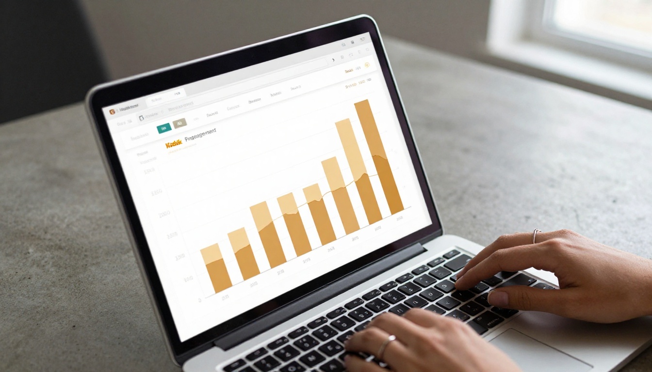 Analytics dashboard showing page activity metrics for a digital publication