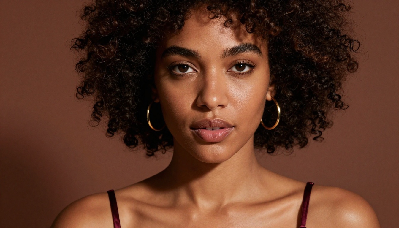 Close-up portrait of woman who is authentically herself