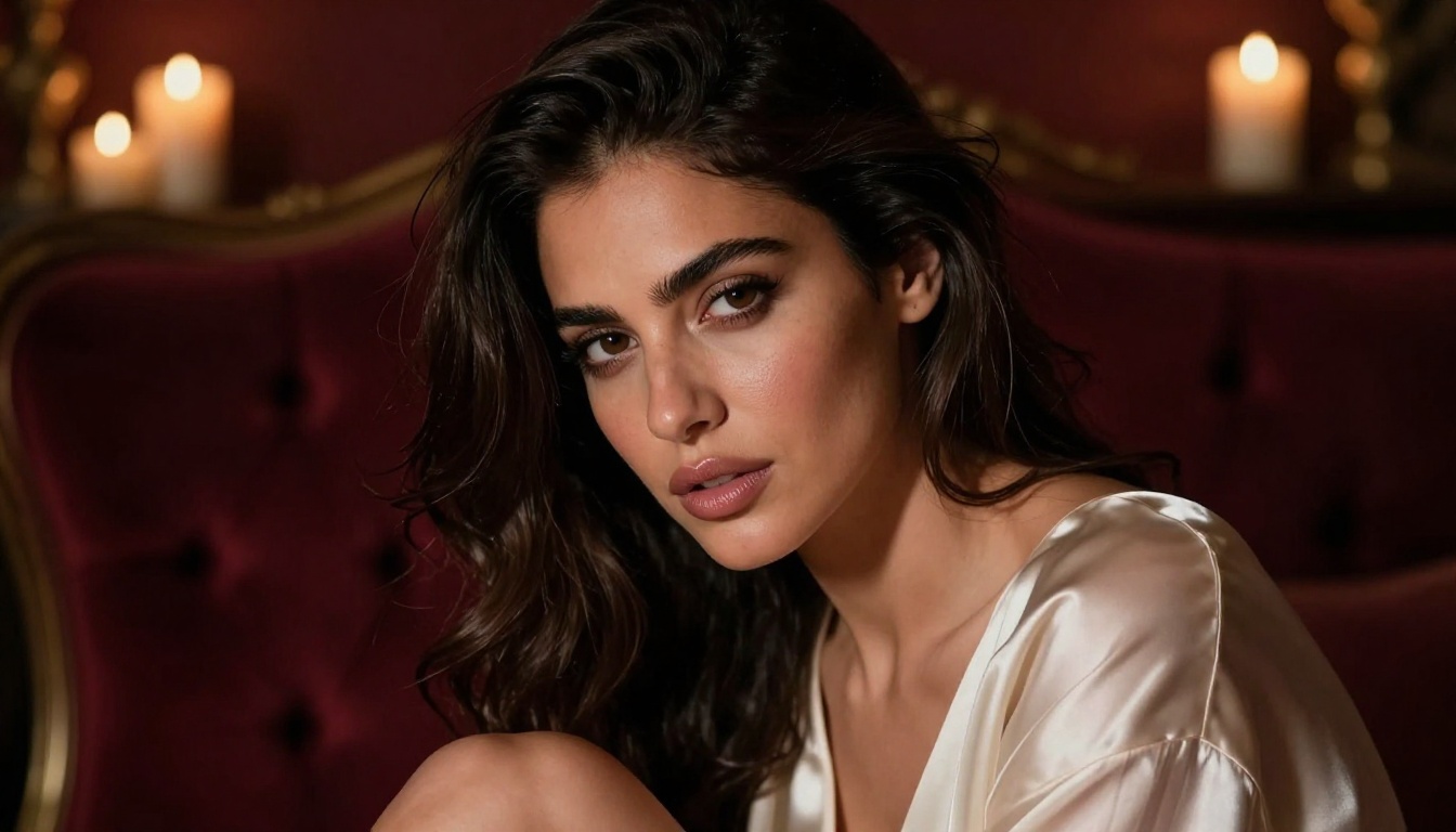 Dramatic close-up portrait with Rembrandt lighting