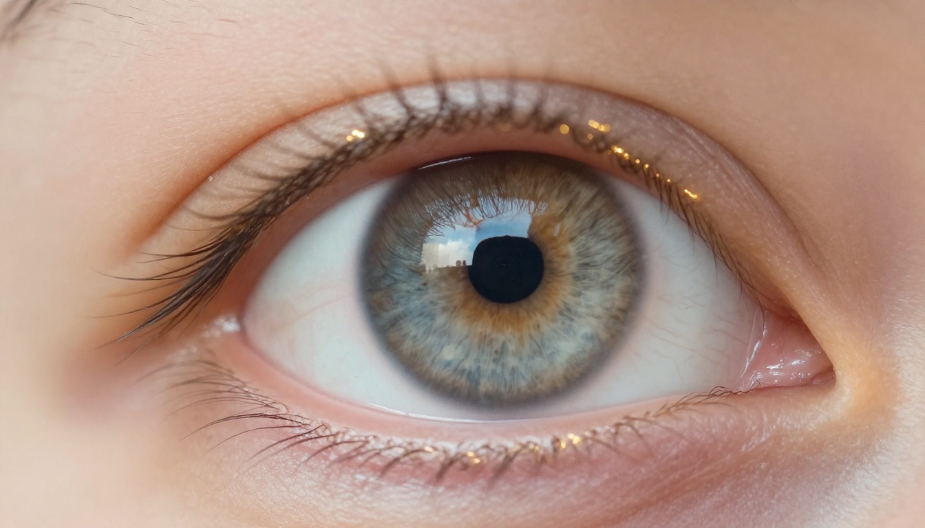 Extreme close-up macro photograph of a human eye with detailed iris texture Extreme close-up macro photograph of a human eye with detailed iris texture