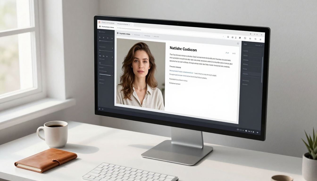 AI generation interface showing photorealistic portrait output alongside a detailed text prompt field