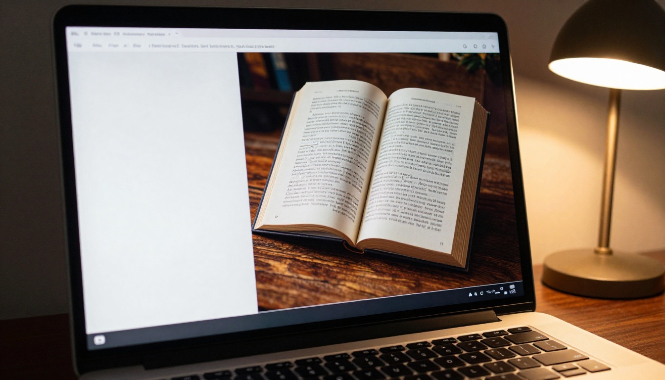 Split-screen showing a flat static PDF on the left vs a vibrant interactive flipbook on the right on a laptop
