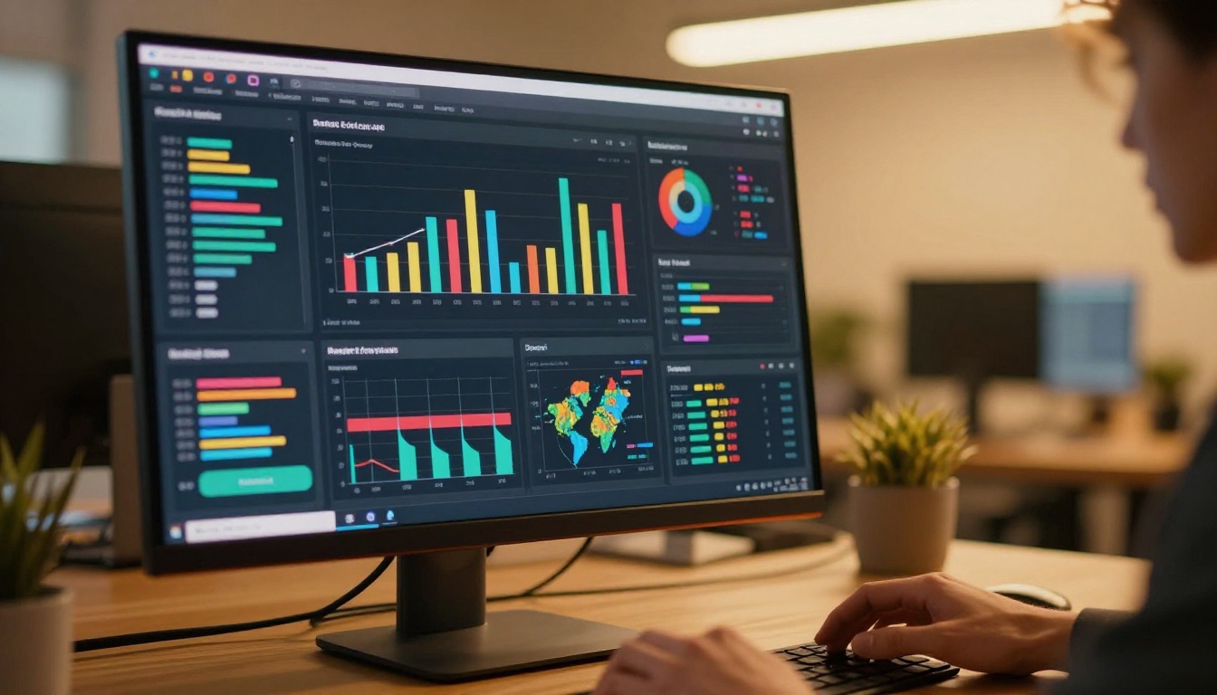 Analytics dashboard showing digital content metrics and engagement data from a flipbook campaign
