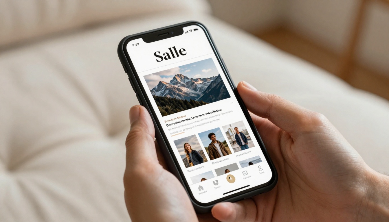 Email newsletter magazine issue displayed on a smartphone screen