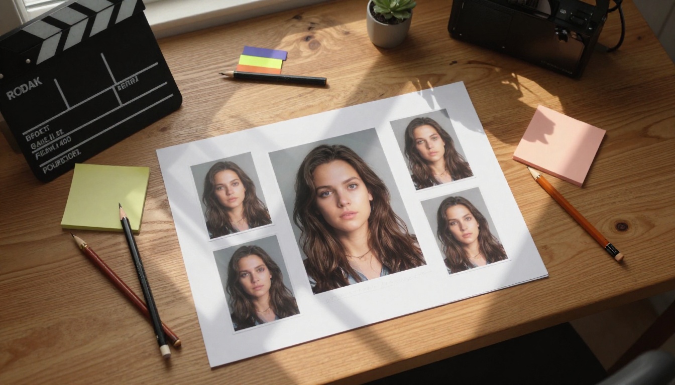 Character reference materials and script for AI video production Character reference materials and script for AI video production