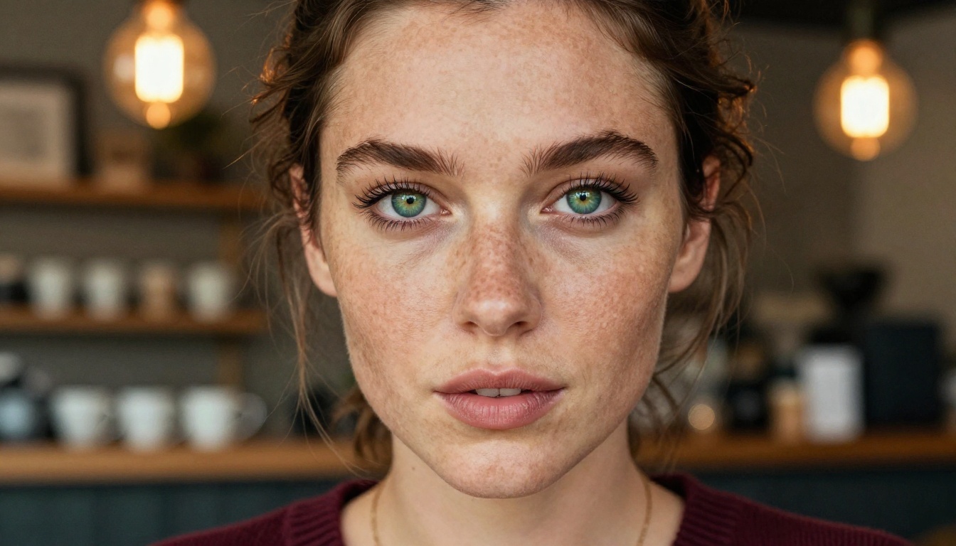 Confident woman portrait with sharp character detail showing consistent identity across frames