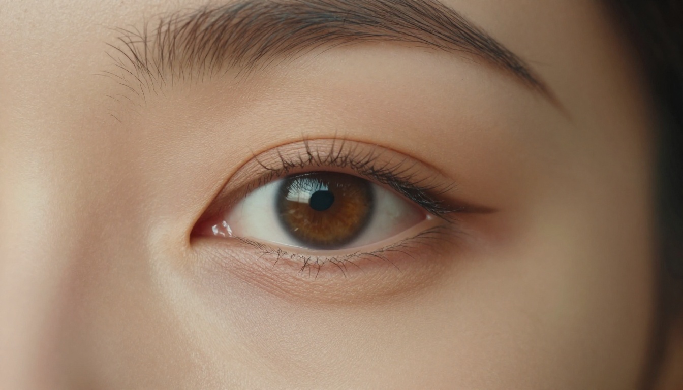 Macro close-up of a woman's eye showing extraordinary natural detail