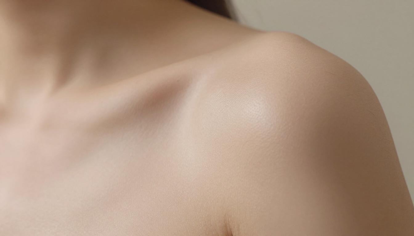 Macro detail shot showcasing photorealistic skin texture rendering
