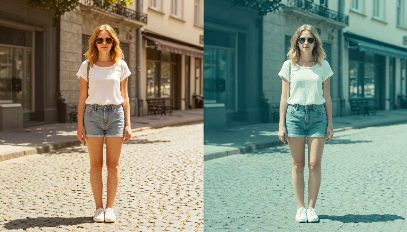 Split color output quality comparison Split color output quality comparison