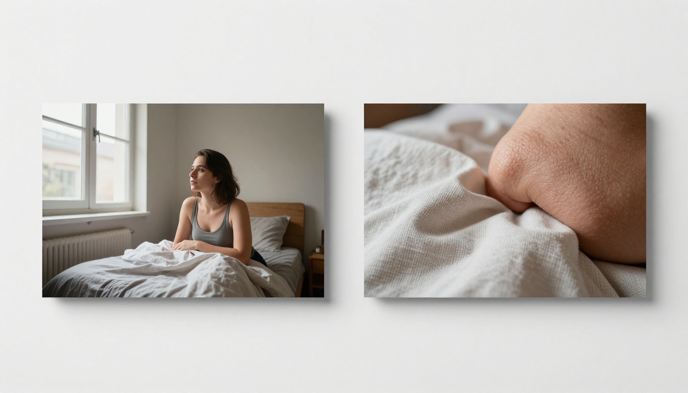 Two printed photos side by side showing quality comparison