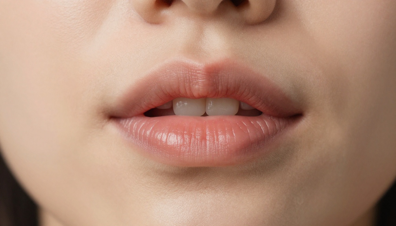 Close-up of lips mid-speech showing AI lip sync precision Close-up of lips mid-speech showing AI lip sync precision