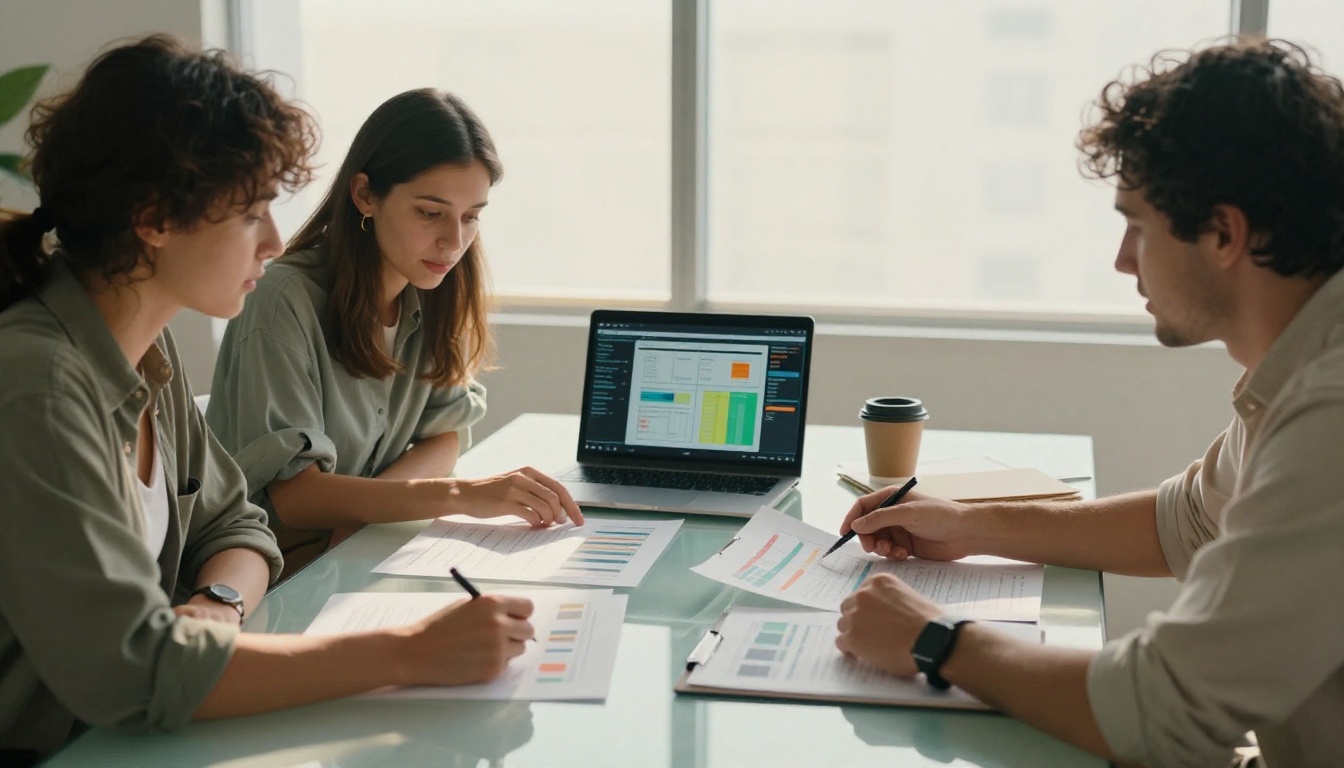 Creative professionals comparing AI video model results