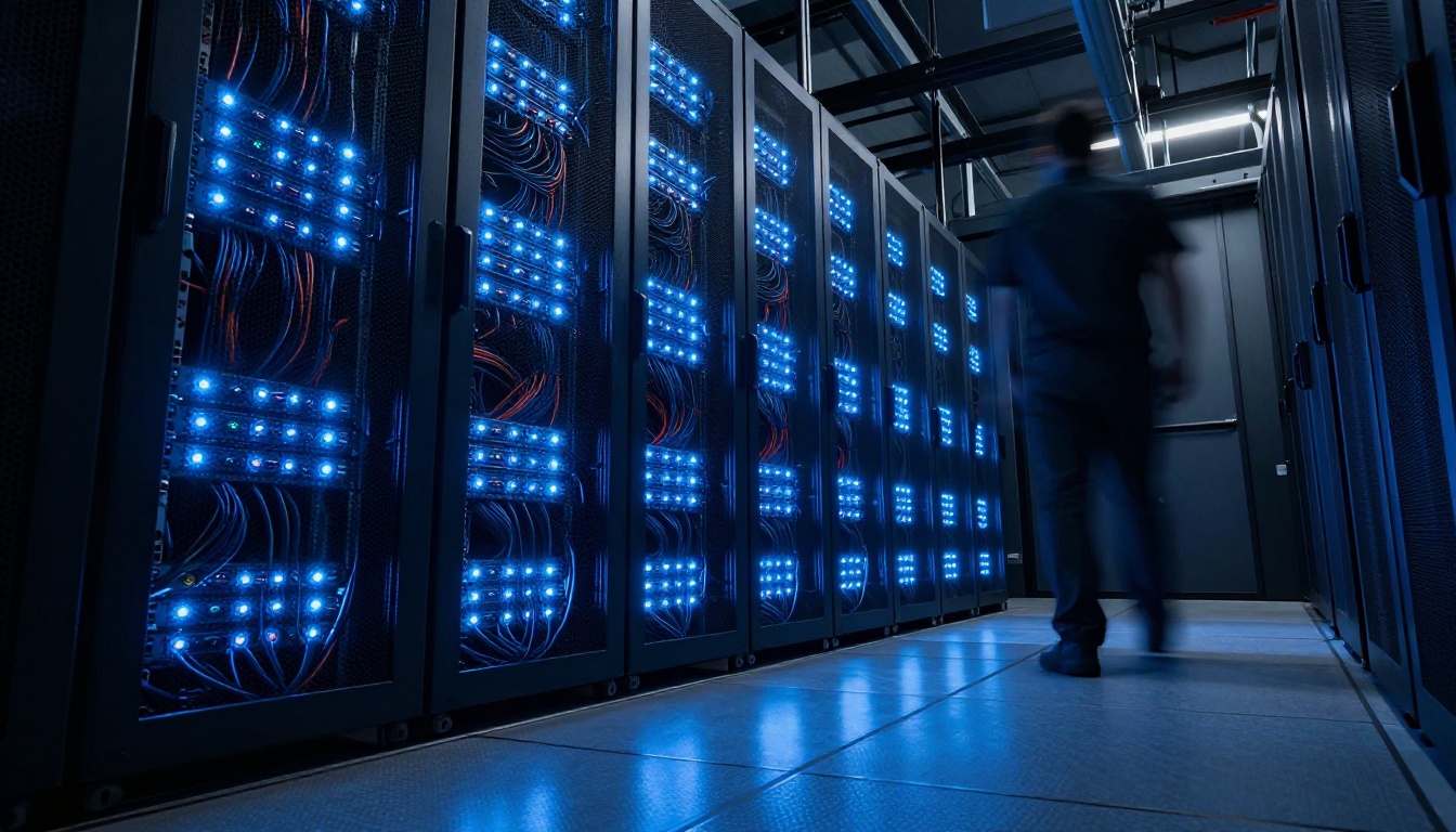 Server infrastructure powering AI video generation