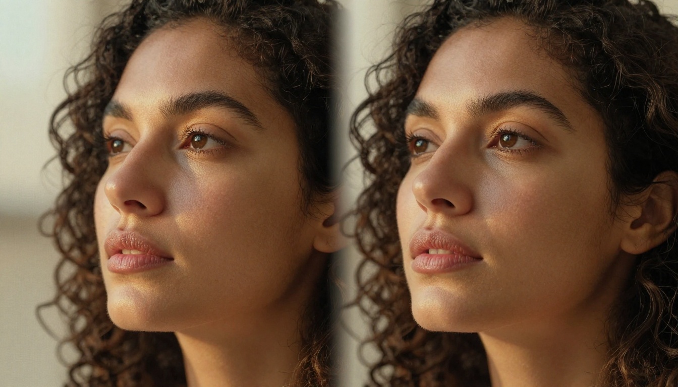 Character identity preserved across two AI-generated frames