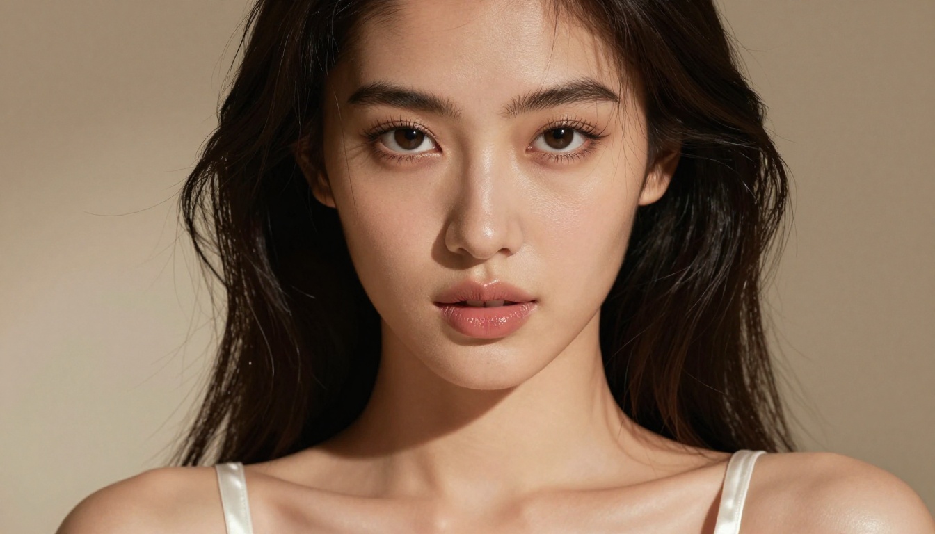 Beautiful woman in an artistic beauty portrait