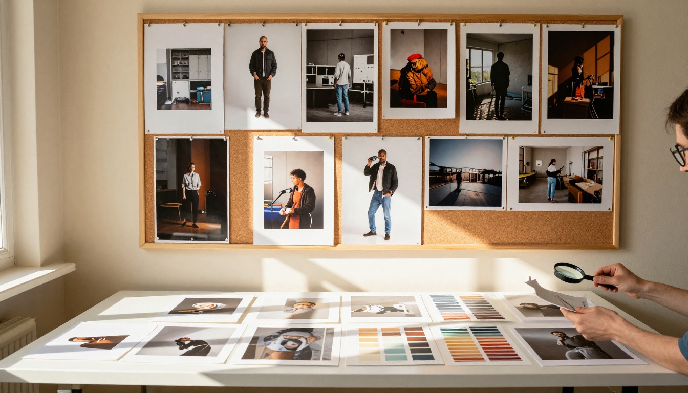 Creative studio environment representing the iterative AI image workflow Creative studio environment representing the iterative AI image workflow