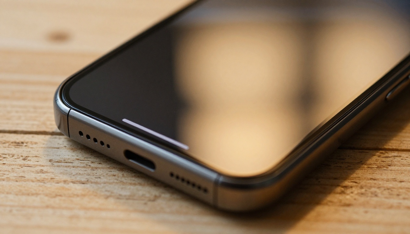 Close up of smartphone screen showing AI portrait Close up of smartphone screen showing AI portrait
