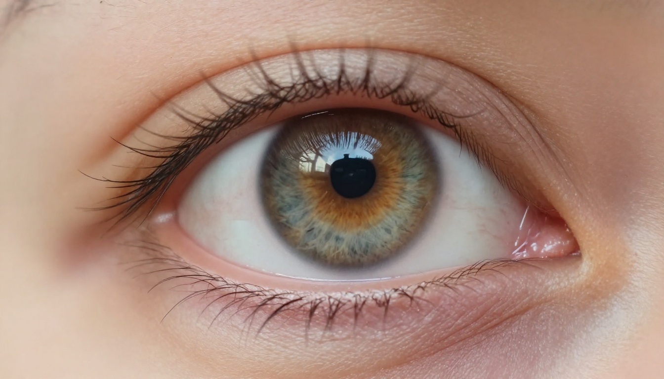 Extreme macro close-up of a human eye showing intricate iris fiber patterns, natural catchlight position, authentic eyelash variation with slight clumping, photorealistic 8K, Kodak Portra 400 film grain Extreme macro close-up of a human eye showing intricate iris fiber patterns, natural catchlight position, authentic eyelash variation with slight clumping, photorealistic 8K, Kodak Portra 400 film grain
