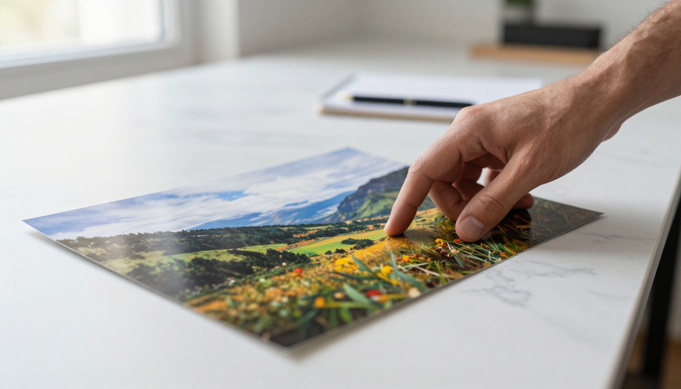 Clean printed photograph without watermarks