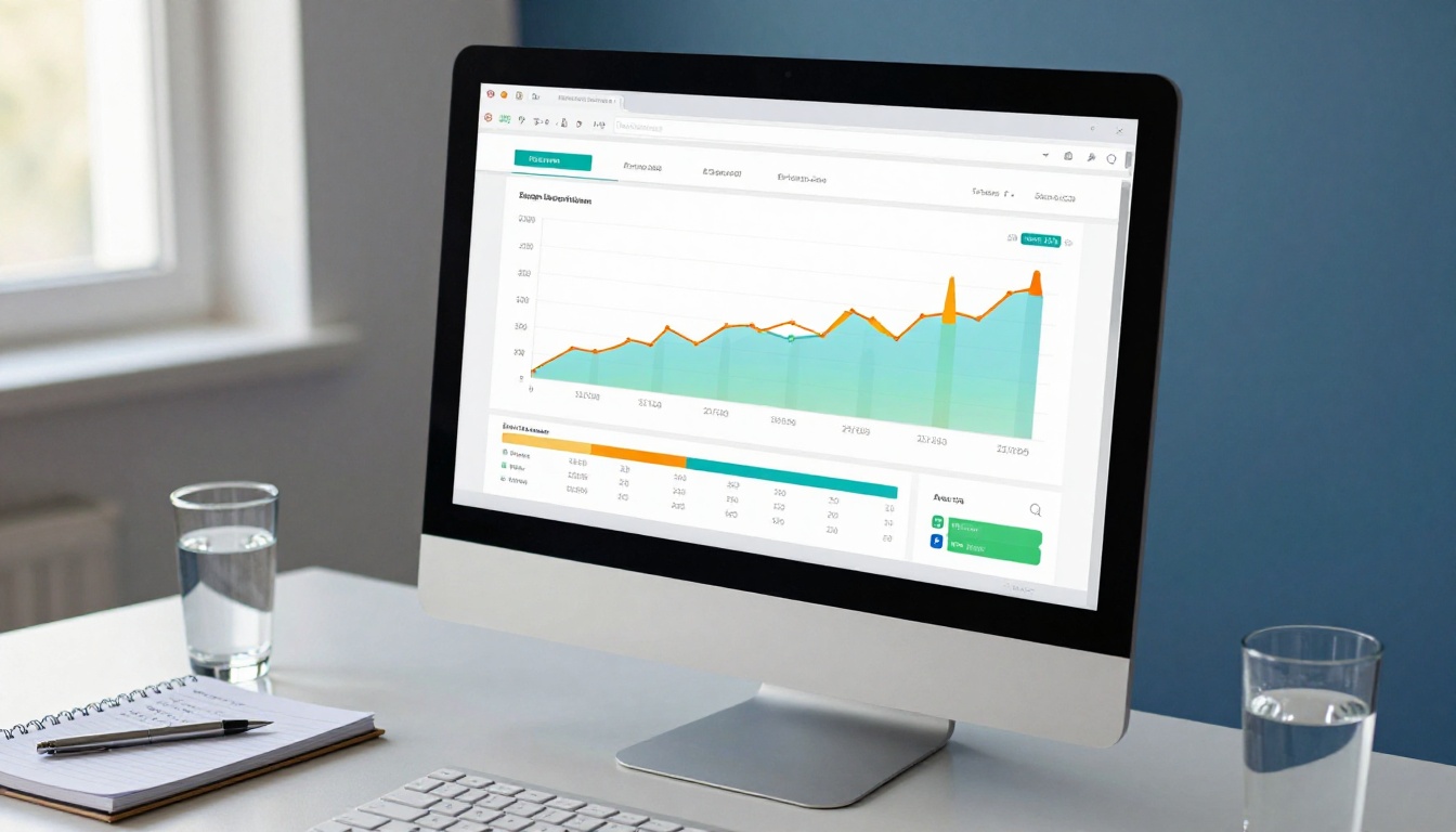 Analytics dashboard showing flipbook reader statistics and page view heatmaps